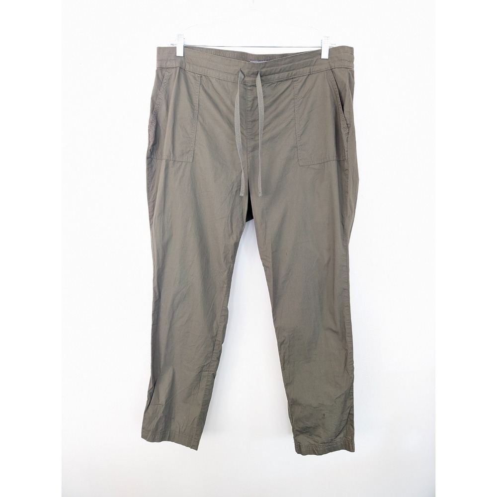 Torrid‎ Plus 2S Olive Green Lightweight Stretch Drawstring Pants Elastic Back